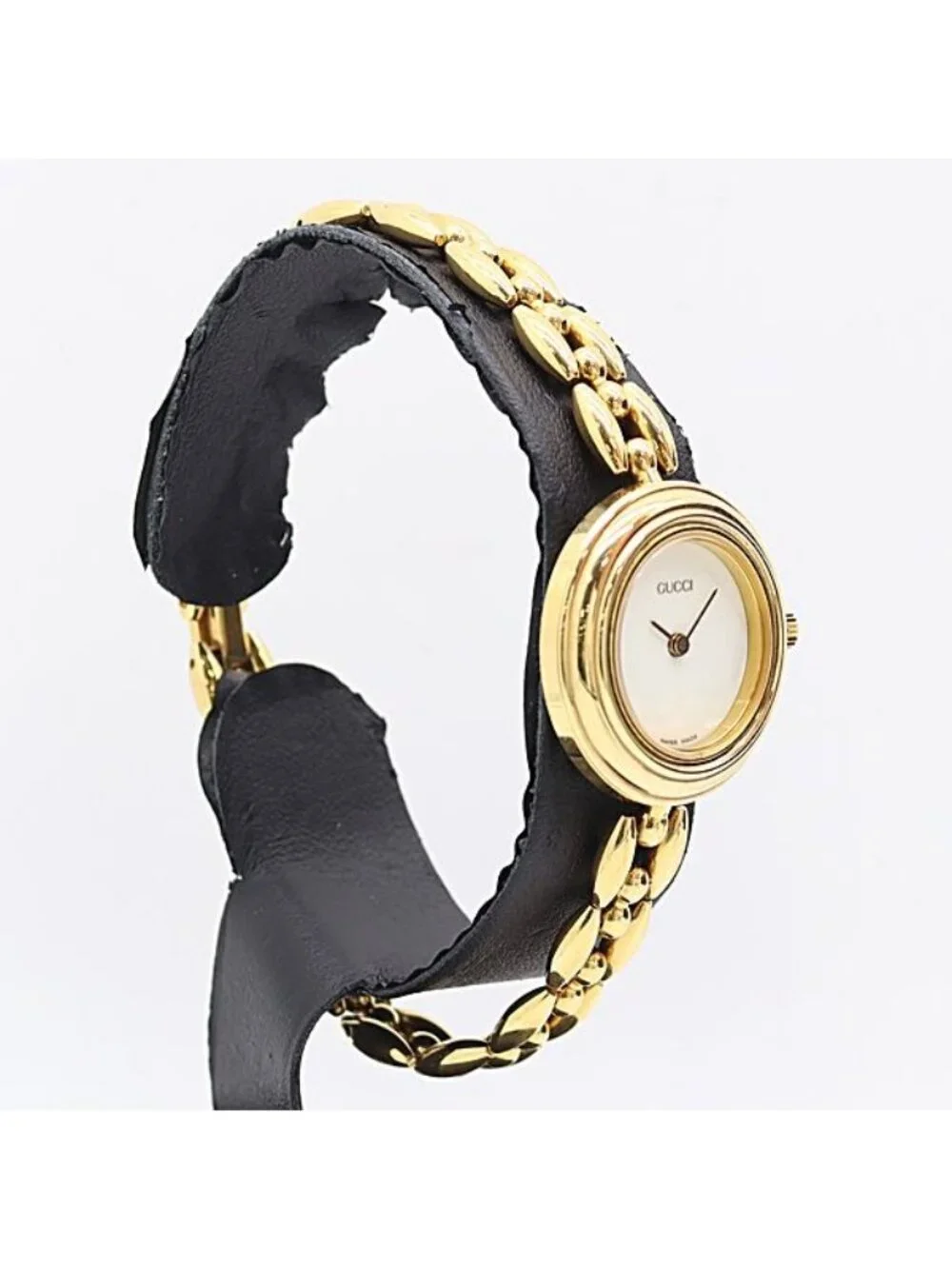 Gucci Change Bezel Quartz White Dial Watch